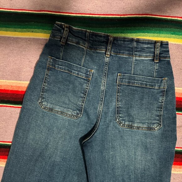 Bagatelle Wide-Leg Jeans Size 26 (X-Small 2-4) Petite Comfy Soft Stretchy - Picture 5 of 6